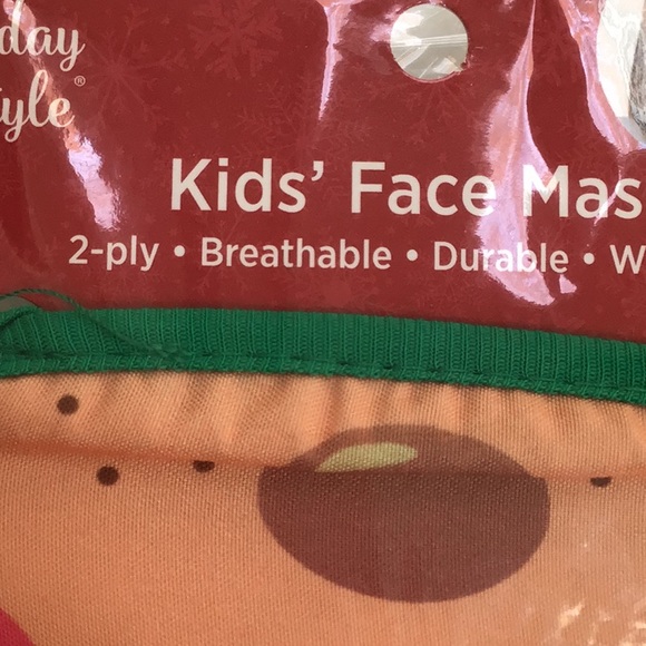 Child Funny Reindeer Face Mask NWT - Picture 5 of 9